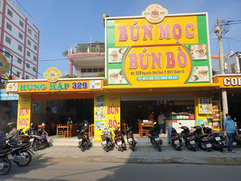Bún bò bún mọc Hùng Mập 329 Nguyễn Văn Quá