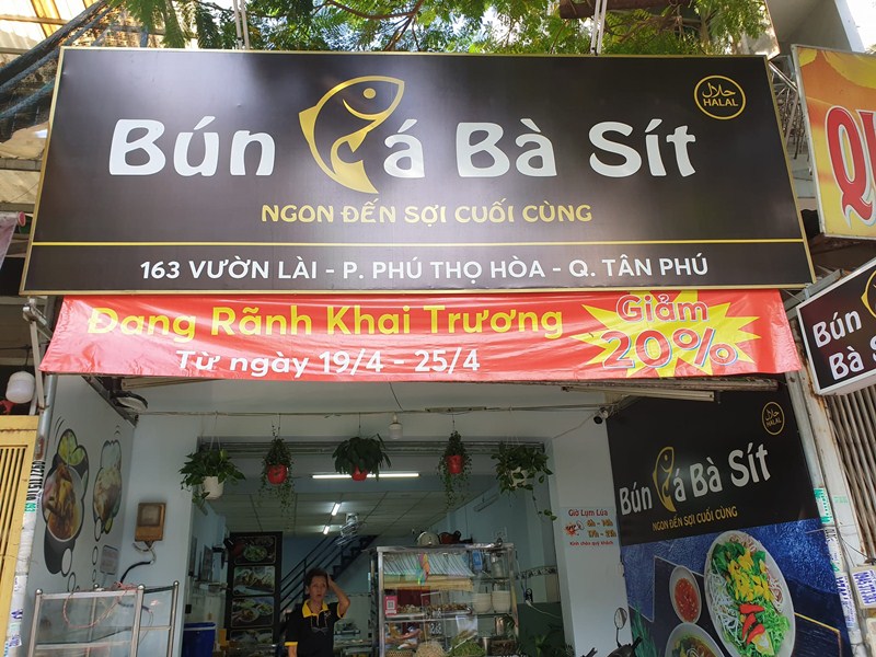 Bún cá Bà Sít quận Tân Phú