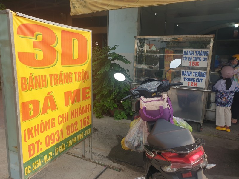 Bánh tráng trộn 3D Củ Chi
