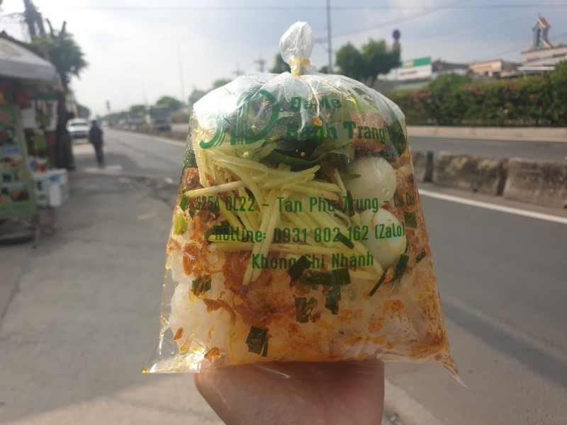 Bánh tráng trộn 3D Củ Chi