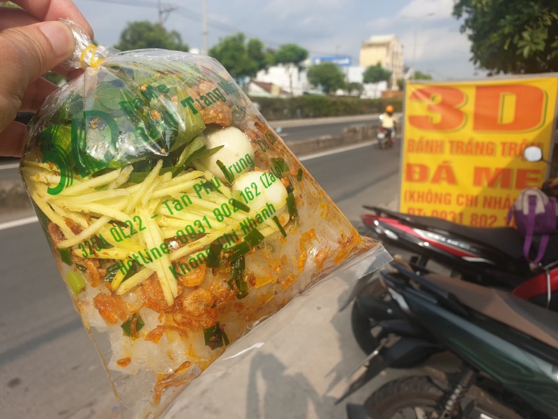 Bánh tráng trộn 3D Củ Chi