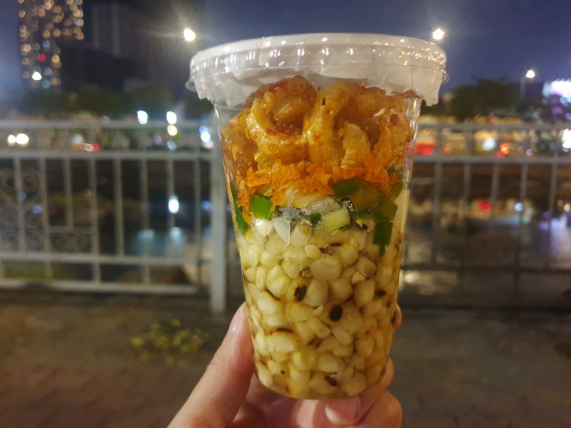 Bắp nướng khoai lang mật 98A Quận 7